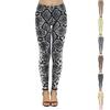 Womens Diamond-shaped Snakeskin Prints Stretch Yoga Leggings Fitness Running Gym Sports Active Pants