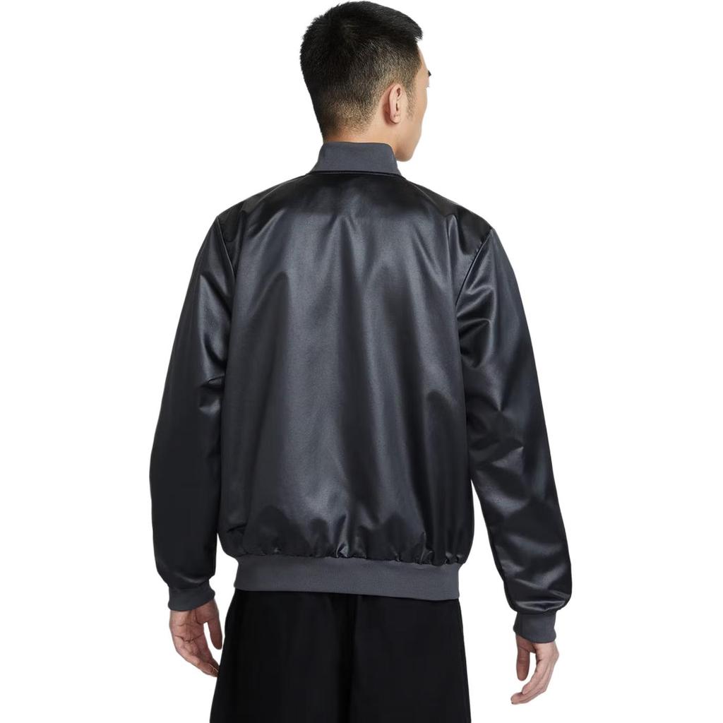 Nike Мужская куртка Club Varsity с воротником-стойкой, универсальная, с длинным рукавом, IF0728-010