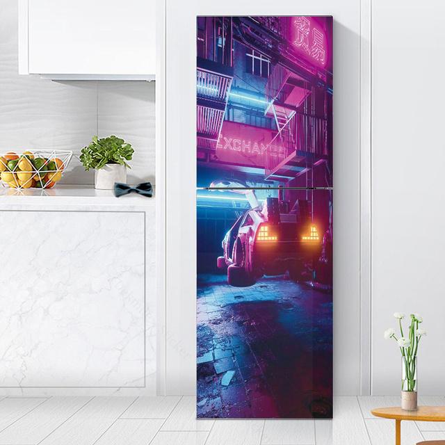 Наклейки с розами на холодильник, обои для кухни, виниловый плакат, наклейка на холодильник, домашний декор, спальня, новогоднее украшение