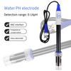0-14pH Electrode Probes BNC Connector Cable for 0-14pH Meter Monitors Controllers Test Sensors Replace for Aquariums