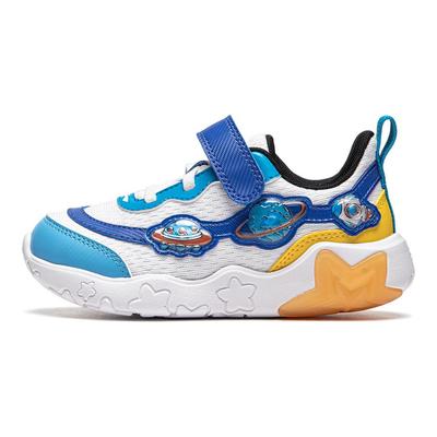 Li Ning Детские кроссовки с цветными блоками, низкие, детские кроссовки, синие YKNU074-1