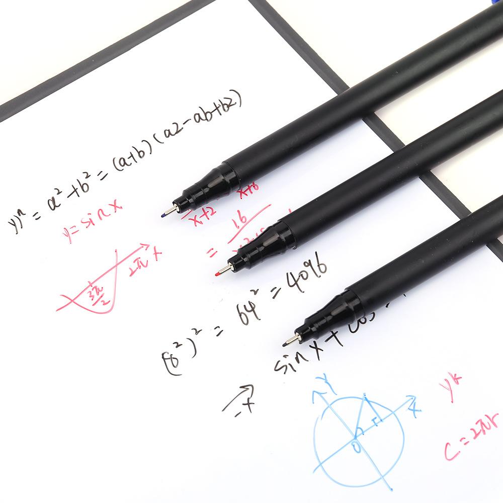 3 шт. Маркер для доски Fineliner, 0,5 мм, игольчатый наконечник, экстратонкий