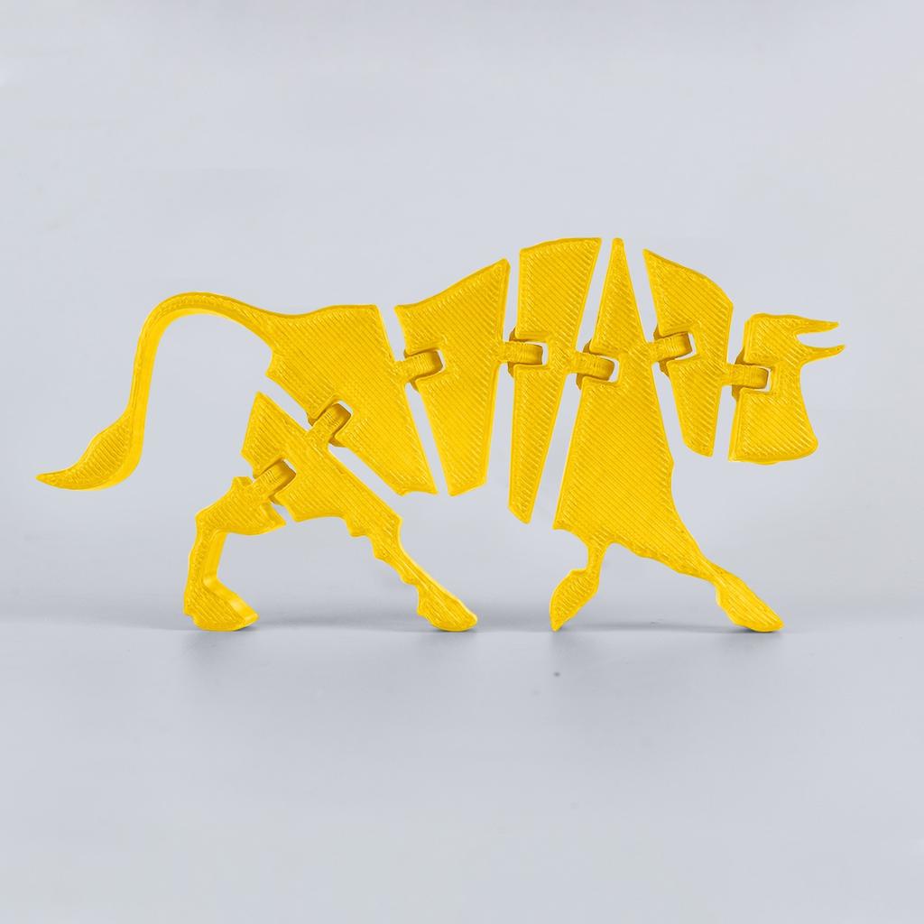 3D-печать скота 3D-печать шарнирная игрушка-червяк для взрослых и детей Таинственная игрушка-скот