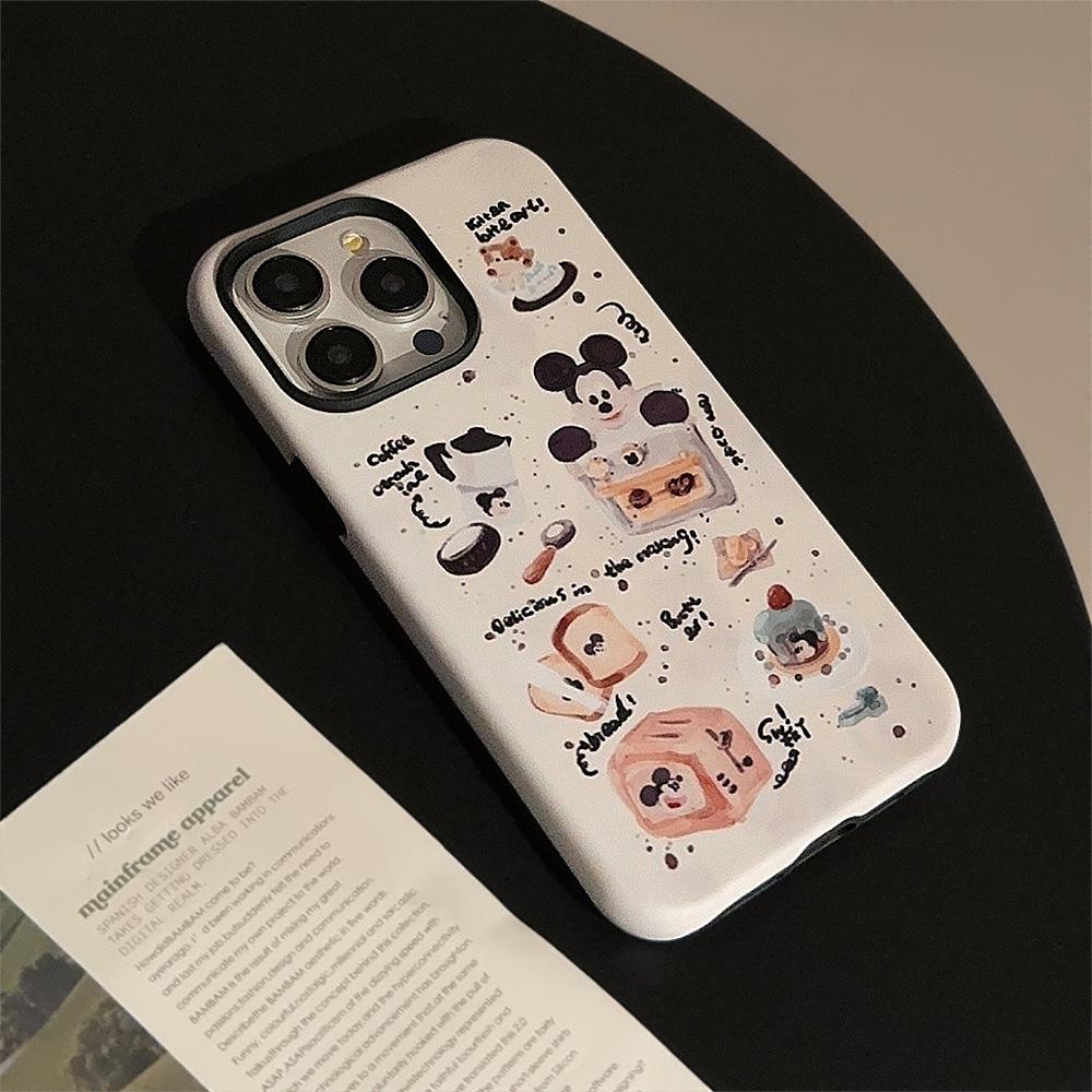 Чехол для телефона с мультяшным изображением кофе на 12/11/13/14/15