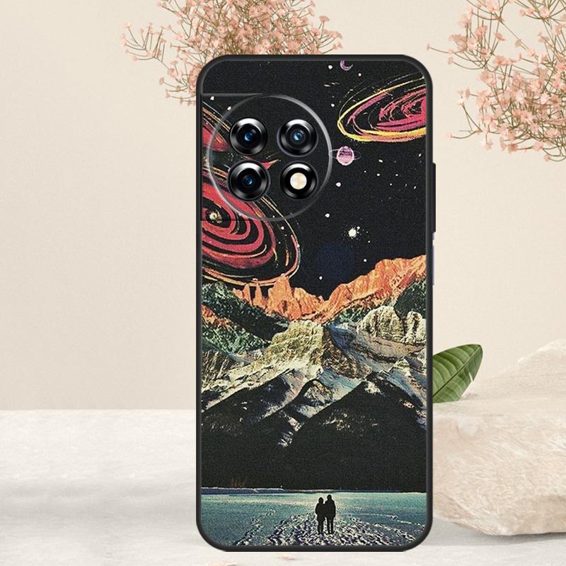 Чехол Космос Луна Звезды для OnePlus 15 13 12 11 13T 13R 12R 15R 10T 8T 10 Pro Nord 5 CE 4 3 2 Lite N20 N30