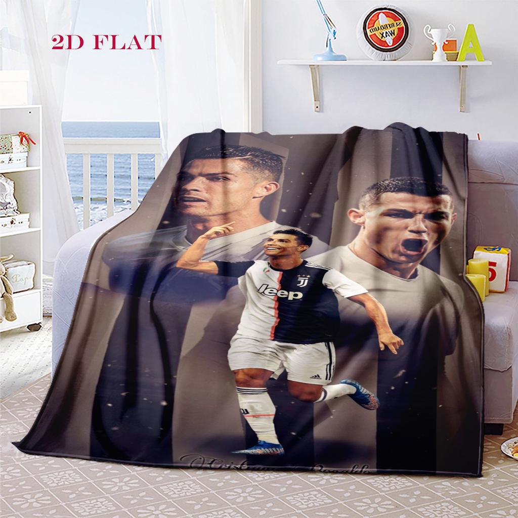 Ronaldo's Triumph blanket Camping trip Home Decor Nap Blanket Digital printing sheet