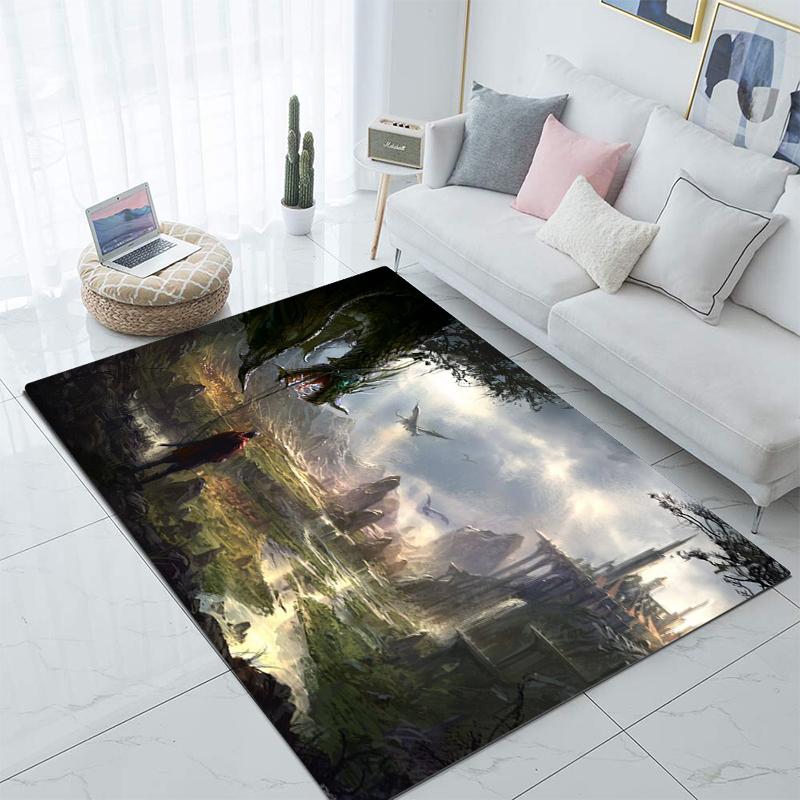 Virtually Fantasy World Carpet Kitchen MatEntrance Doormat Bedroom Floor Decoration Living Room Carpet Bathroom Anti-slip Rug