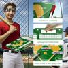 Magnetic Baseball Lineup Board for Dugout Double-Sided Baseball Coaching Broad with 30 Lineup Cards Baseball Tactical Clipboard