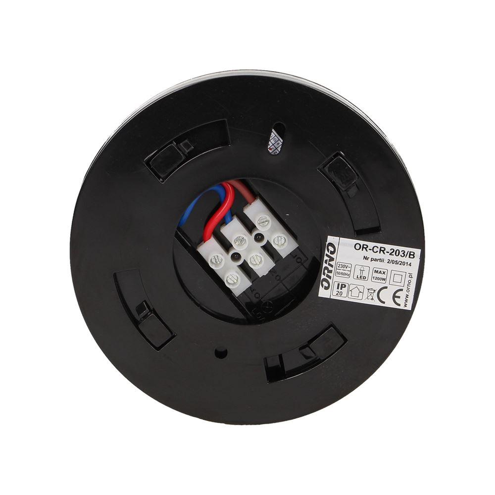 Czujnik Ruchu Sufitowy Or-Cr-203/B Czarny