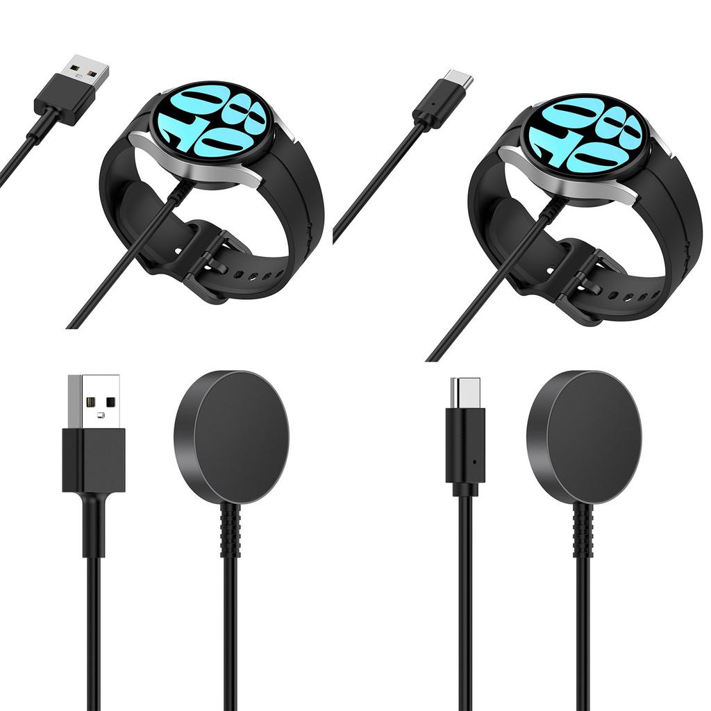 Док-станция для зарядки смарт-часов, зарядный адаптер, кабель Type-C/USB для зарядки часов 6/4classic Watch 5/5 o