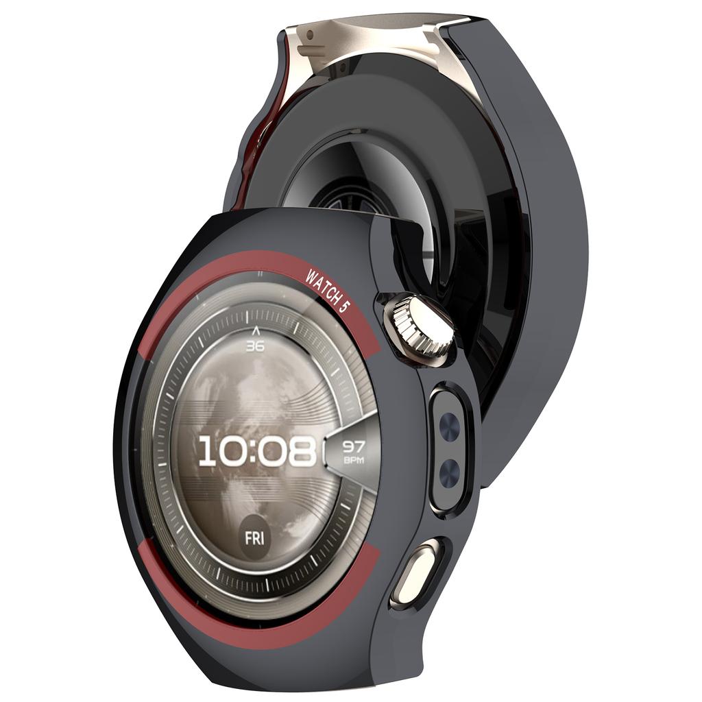 Для Huawei Watch 5 42/46мм Жесткий ПК Чехол Стекло Бампер Оболочка Полная Защита Космос Защитная Пленка для Экрана Аксессуары для Смарт-часов