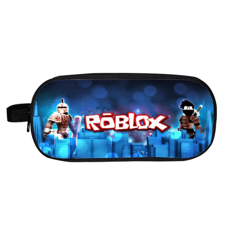 Двухъярусный пенал Roblox для школьников - Мультяшная модная канцелярская коробка