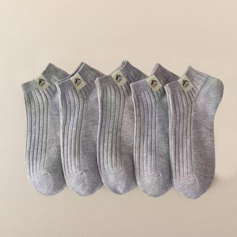 Мужские весенне-осенние носки для всех видов спорта, дезодорирующие, впитывающие пот, с низким вырезом