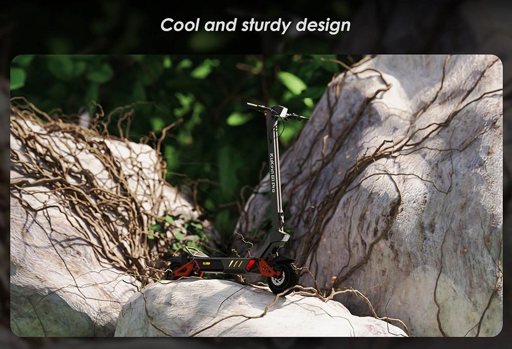 KuKirin Складной электрический самокат G1 Pro, 10-дюймовая пневматическая шина, двигатель 2*800 Вт, аккумулятор 48 В, 20,8 Ач, максимальная скорость 55 км.