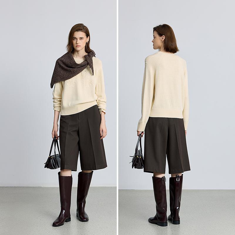 LILY Wool Blended Zodiac Horse Knitted Sweater