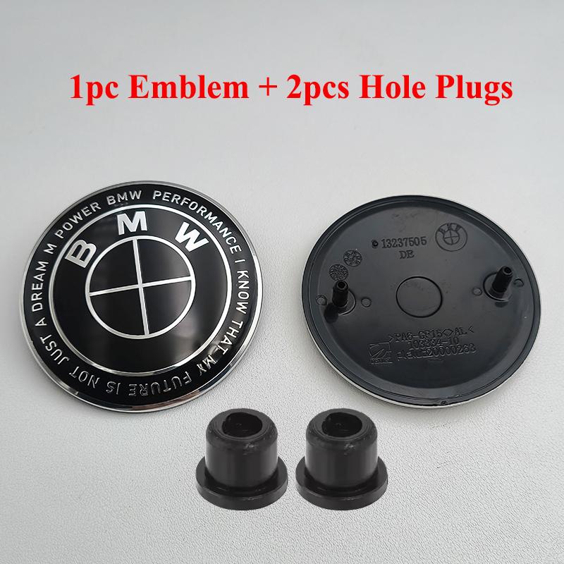 FA73D ABS 82mm 74mm Car Front Hood Emblem Bonnet Logo Rear Trunk Badge for BMW E46 E39 E60 E90 E91 E92 E30 E36 G20 G30 M2 M3 M4 M5