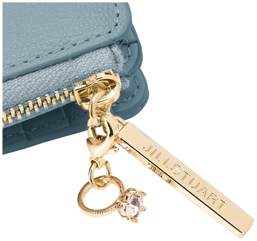 Женский кожаный складной кошелек Jill Stuart, цвет Eternal Sax