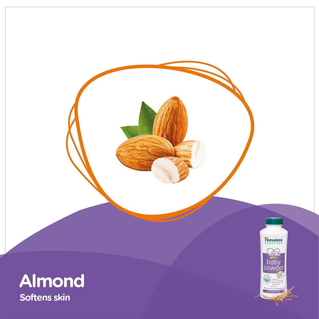 Himalaya Детская присыпка с натуральными ингредиентами 200 г Упаковка Успокаивает нежную кожу и сохраняет ребенка свежим, сухим и комфортным