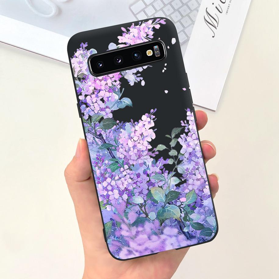 For Samsung S10 Plus SM-G975F Case Cute Dinosaur Duck Cartoon Soft Silicone Phone Cover For Samsung Galaxy S10 S10e G973F Bumper