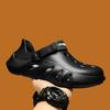 Kids Shoes Mens Outdoor Slip-On Sandals With Breathable Holes Anti-Slip Comfortable Casual Beach Shoes
