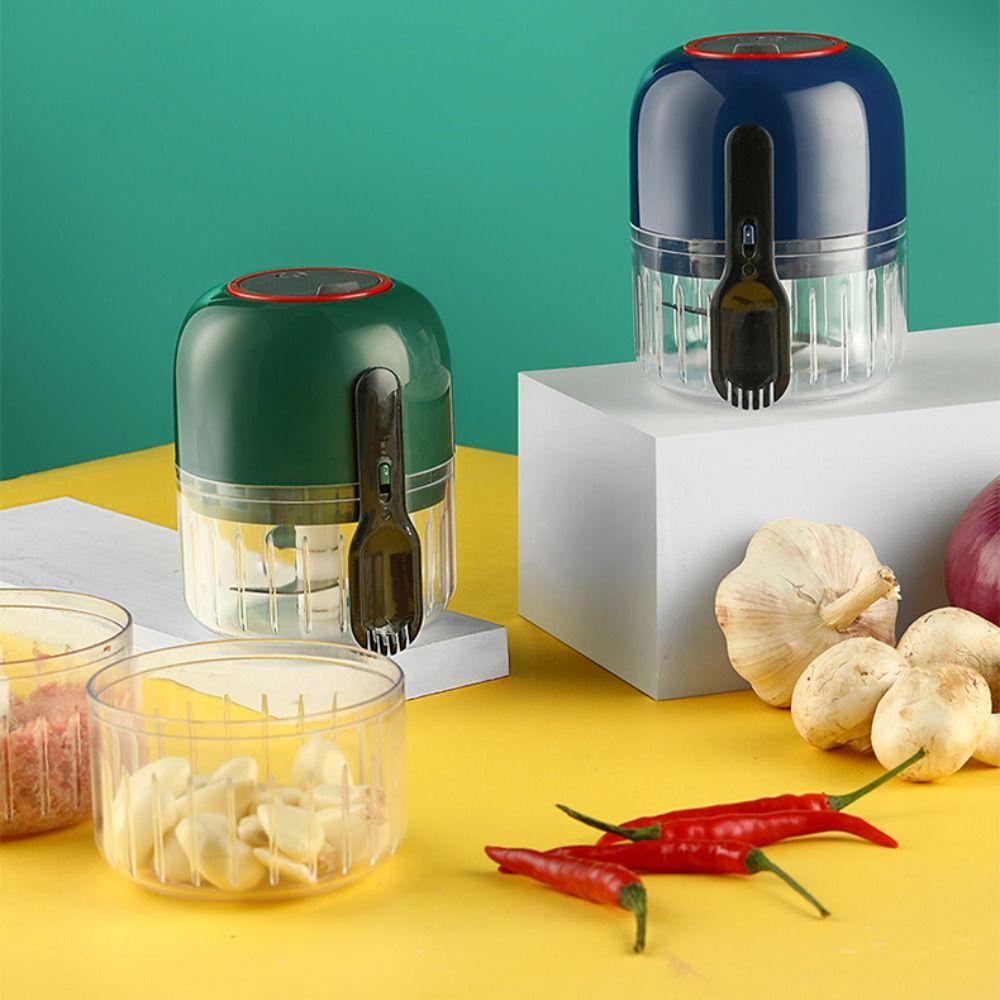 Electric Food Chopper Portable Meat Grinder Multifunctional Vegetable Chopper Garlic Paste