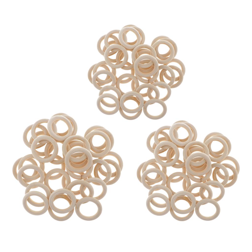 40/20шт Деревянное кольцо для изготовления ювелирных изделий своими руками для изготовления декора 40мм 40шт