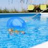 Round Pool Skimmer Net with Telescopic Rod Removal Leaf Rake Swimming Pool Ponds Fast Cleaning Tool with Heavy Duty