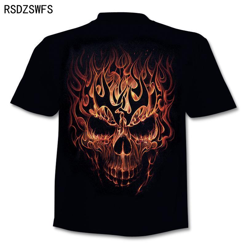 Брендовая мотоциклетная футболка, футболка в стиле панк, рыцарские рубашки, 3d футболка, мужская повседневная винтажная летняя футболка в стиле хип-хоп, одежда для мужчин