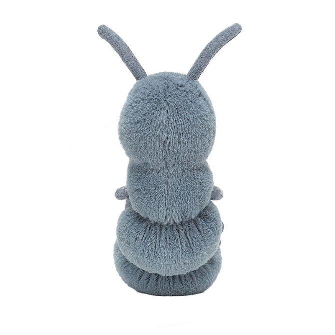 Jellycat Плюшевая кукла Гусеница Регги, высота 14 см в сидячем положении