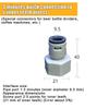 1Pc Beer Machine Dispenser Connector 9.5mm 5 Points Internal Thread To Draft Beer Machine Equipment