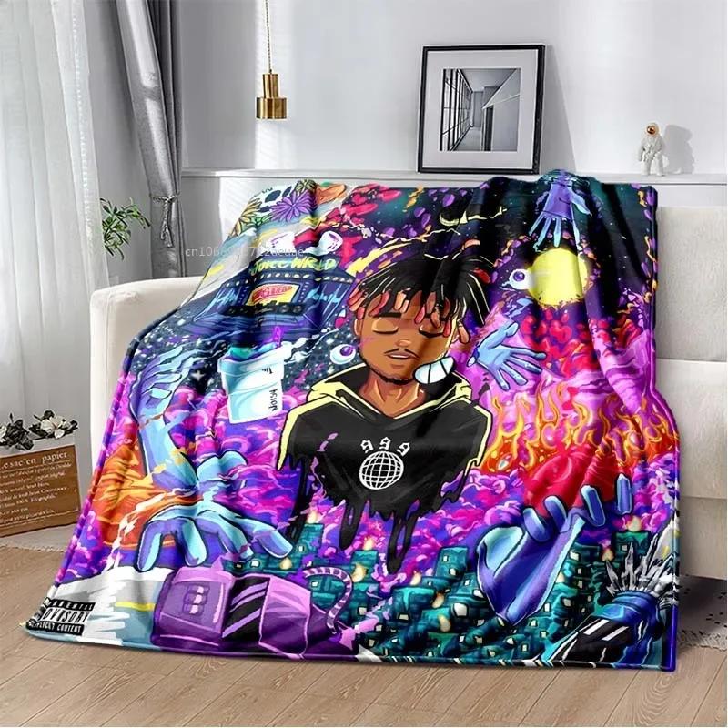 Альбом Rapper Juice Wrld 999 одеяло постер с художественным принтом фланелевое одеяло мягкое покрывало для дивана согревающий чехол подарок для меломанов
