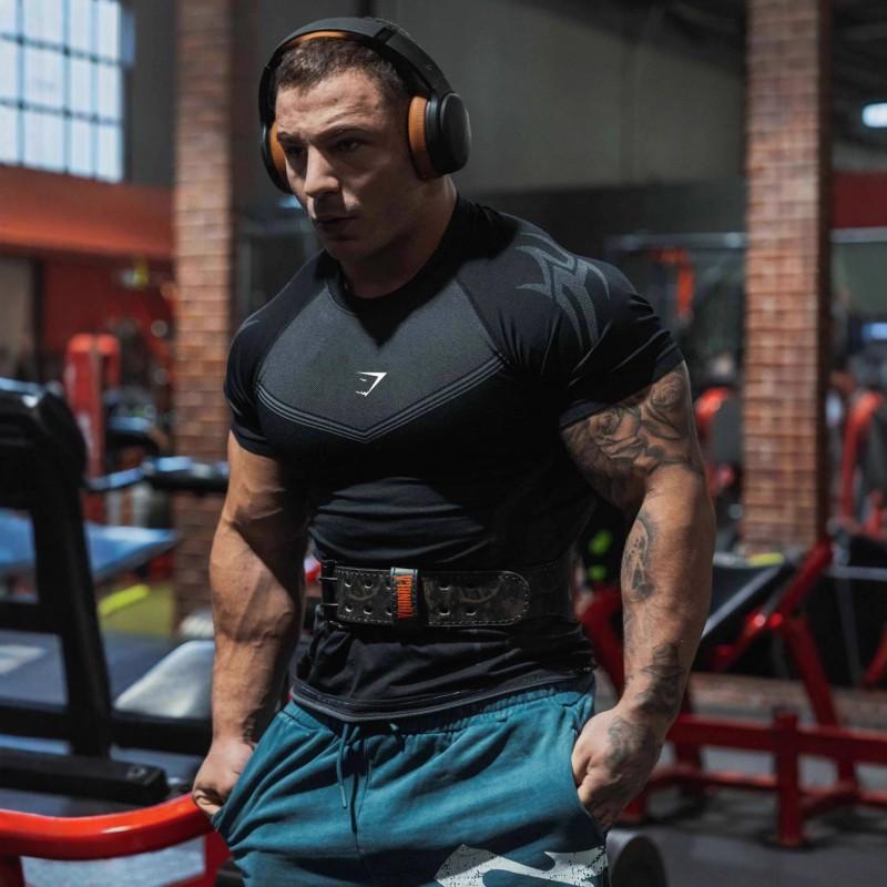 Gymshark Mens Slim Fit T-Shirt Quick Dry Breathable Short Sleeve Gym Running Workout