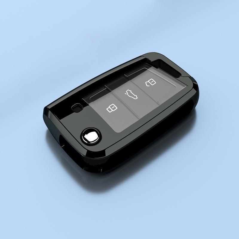 Роскошный чехол для ключей для Volkswagen Lamando 2015-2021 - Складной дизайн для мужчин и женщин