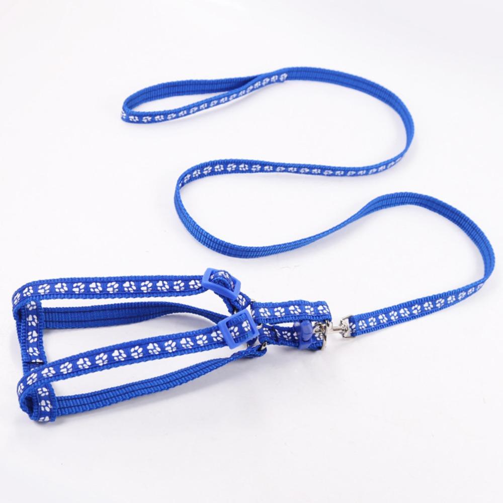 Pet Nylon Outdoor Explosion-proof Rush Leash Walking Dog Chain Cat Leash Chest Strap Supplies