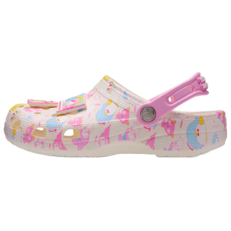 Crocs Hello Kitty Розовые Многоцветные Классические Деревянные Клоги Унисекс Розовые 212684-90H