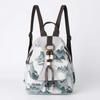 Traditional Chinese Ink Landscape Pattern Canvas Rucksack With Embroidery For Casual Outings