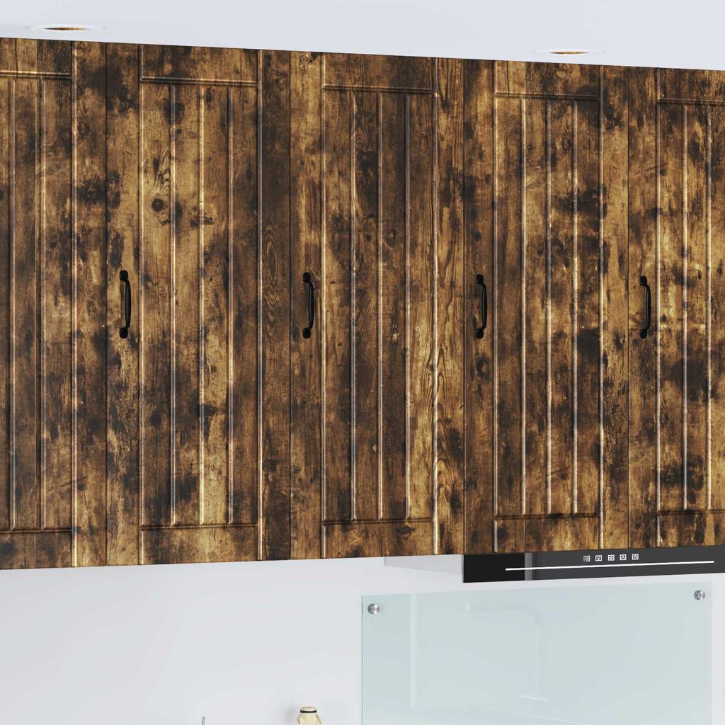Wall Cabinet LUCCA Smoked Oak 40 x 31 x 100 cm