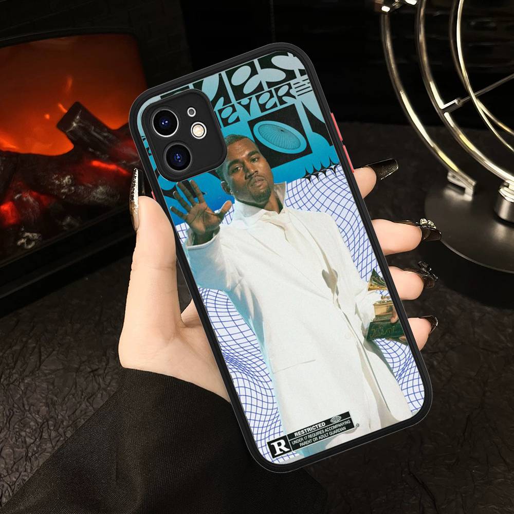 Rapper Kanye West YE For IPhone Air 16 15 14 Plus 13 12 11 Pro Max Matte Cover Jelly Shockproof Phone Case