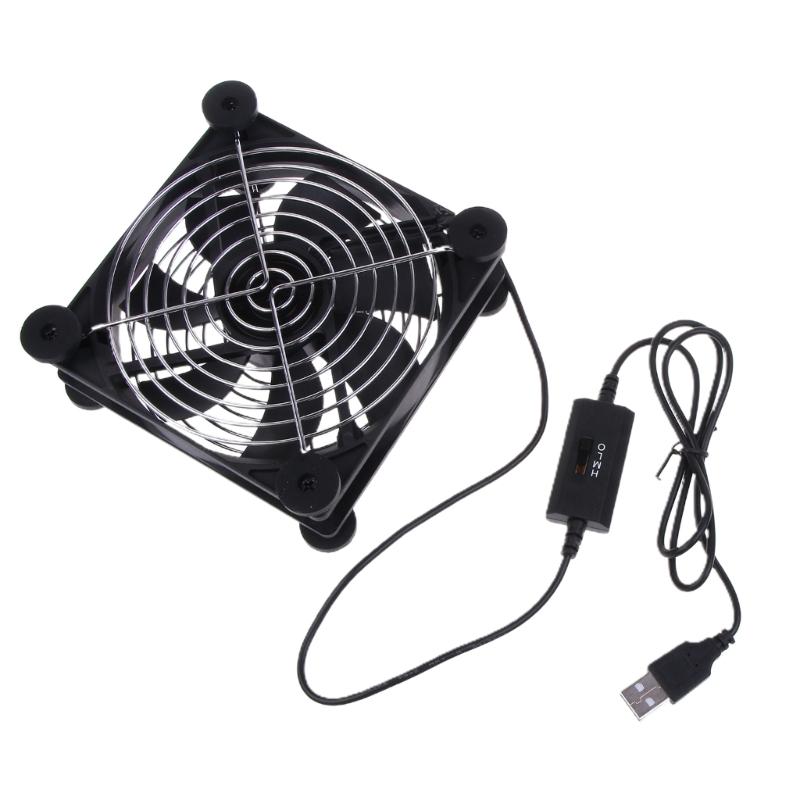 120 мм вентилятор USB-маршрутизатора 12047 1500 об./мин. охлаждающий вентилятор для компьютерного маршрутизатора, бесшумный для приемника DVR, компьютерного падения