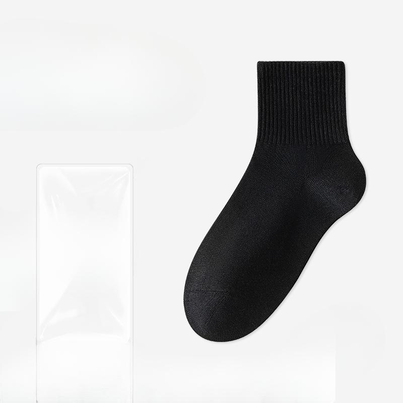 Women's Spring and Autumn Thin Style All Purpose Cotton Breathable Deodorizing Sweat Absorbing Anti Pilling Tube Socks