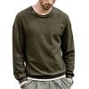 Autumn and Winter Men's Sweater Solid Color Round Neck T-shirt Men's Underlay