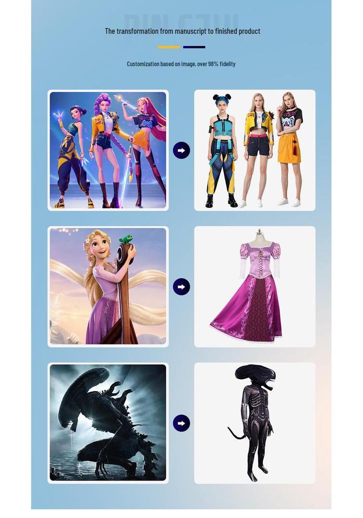 Luxury Custom Film & TV Character Costumes for Modern Primitive Man Cosplay and Anime Performances