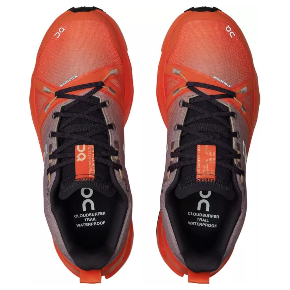 On Running Cloudsurfer Trail Водонепроницаемый Сиреневый Пламя (Женский) Женские кроссовки 3WE10291906