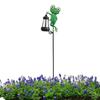 Solar Garden Stakes Waterproof Frog Solar Pathway Light Outdoor Figurine For Path Lamps Ground Waterscape Lawn Easter Pathway