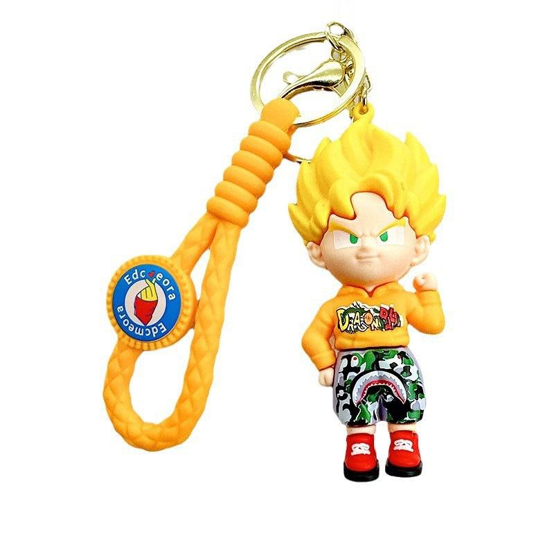 Брелок Dragon Ball Силиконовая кукла Украшение для торта Подвеска для пары Подвеска на машину сумку Подарок