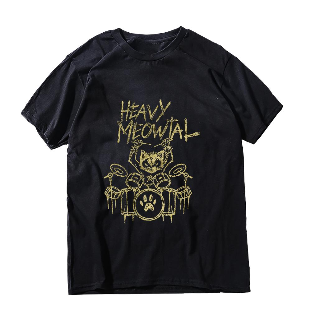 COOLMIND 100% Хлопок Принт Кот Шрёдингера Большой Размер Мужская Футболка Повседневная Короткий Рукав Хлопок Летняя Мужская Футболка Мужские Футболки