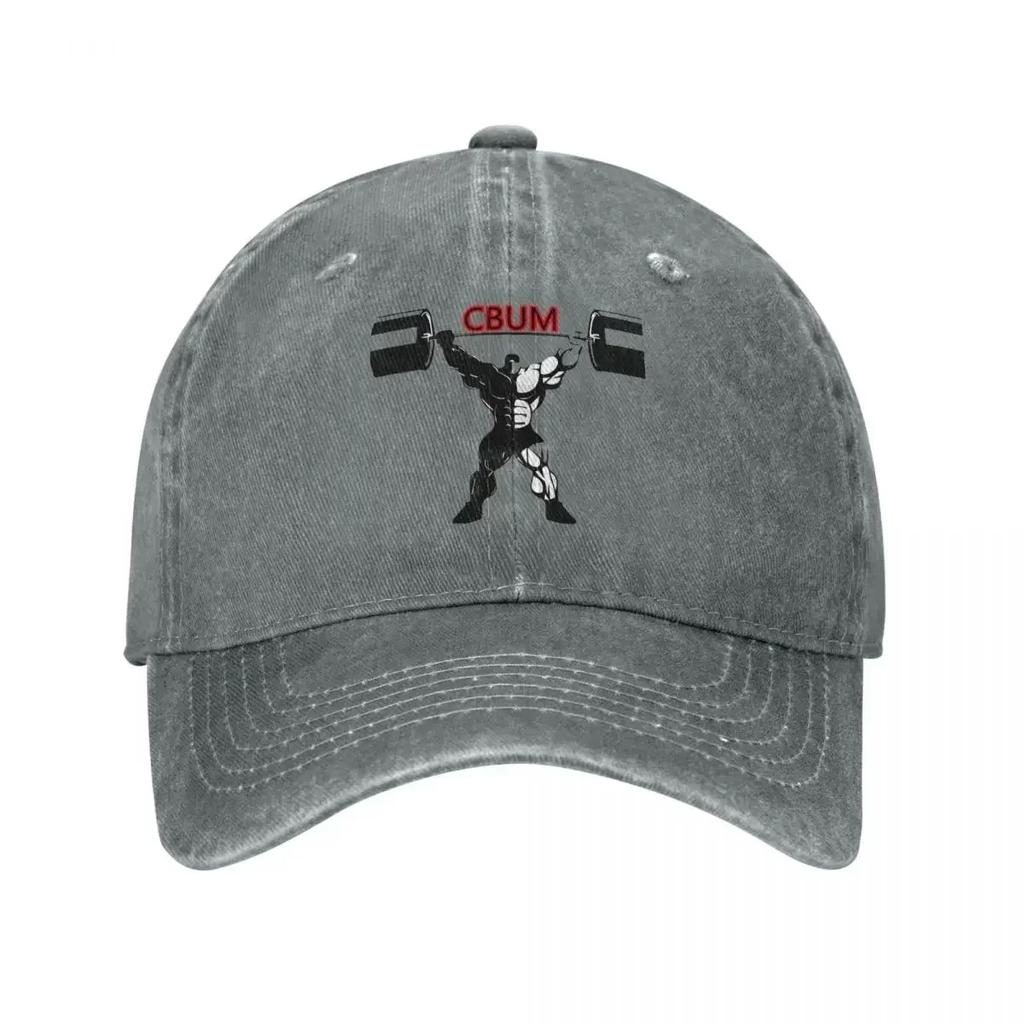 Fitness CBUM Baseball Cap Vintage Distressed Denim Thavage Muscular Gym Snapback Cap Unisex Outdoor All Seasons Travel Hats Cap