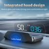 Hud Head Up Display Car Supplies Auto Universal With MPH Compass Direction Fatigue Driving Reminder Car Electronic Devices