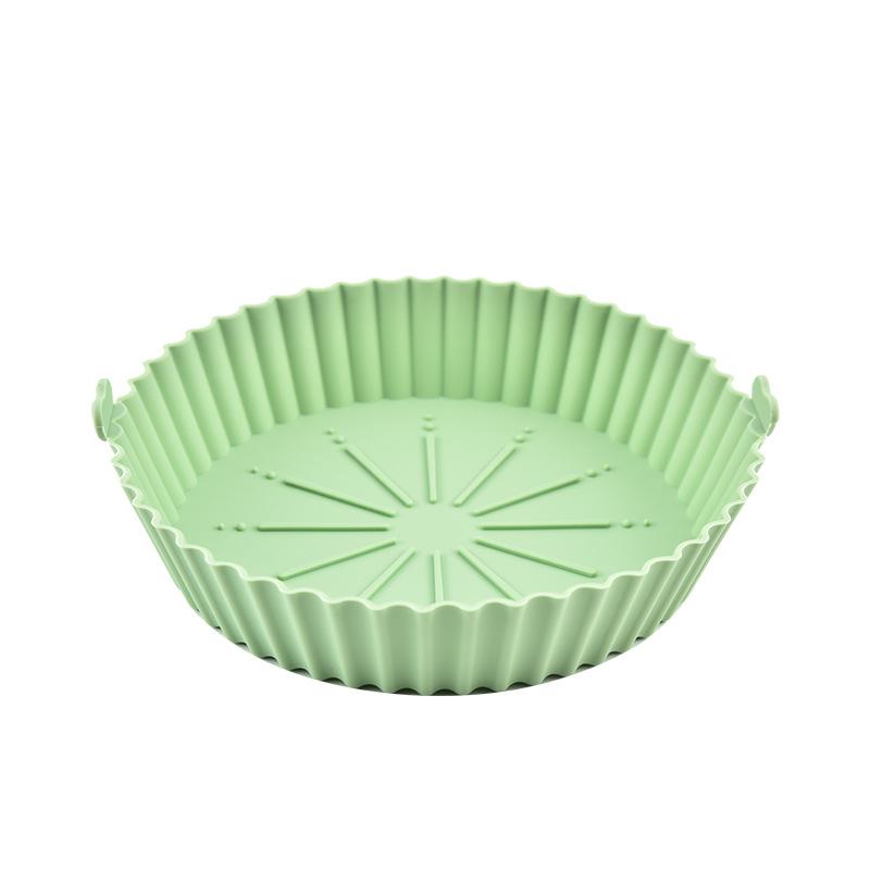 Силиконовый противень для выпечки фритюрницы - круглый, легко моется, подходит для домашнего использования