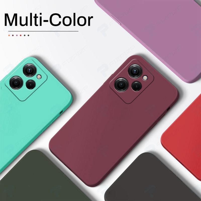 Цвет темно-фиолетовый квадратный жидкий силиконовый чехол для телефона для POCO X5 PRO 5G X5PRO POCOX5 PRO 5G 6,67 дюймов Xiaomi POCO X5 Pro 5G Глобальный защитный чехол